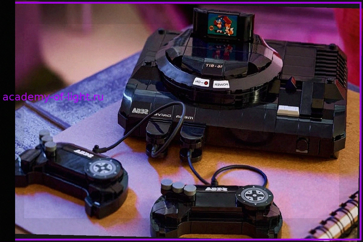 Sega Mega Drive оживает в конструкторе LEGO: в комплекте картридж и джойстики